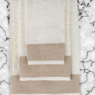Махровое полотенце для ванной Alfred, бежевое